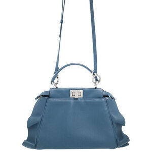 Fendi Peekaboo handbag ISeeU Leather 2way Shoulder Bag